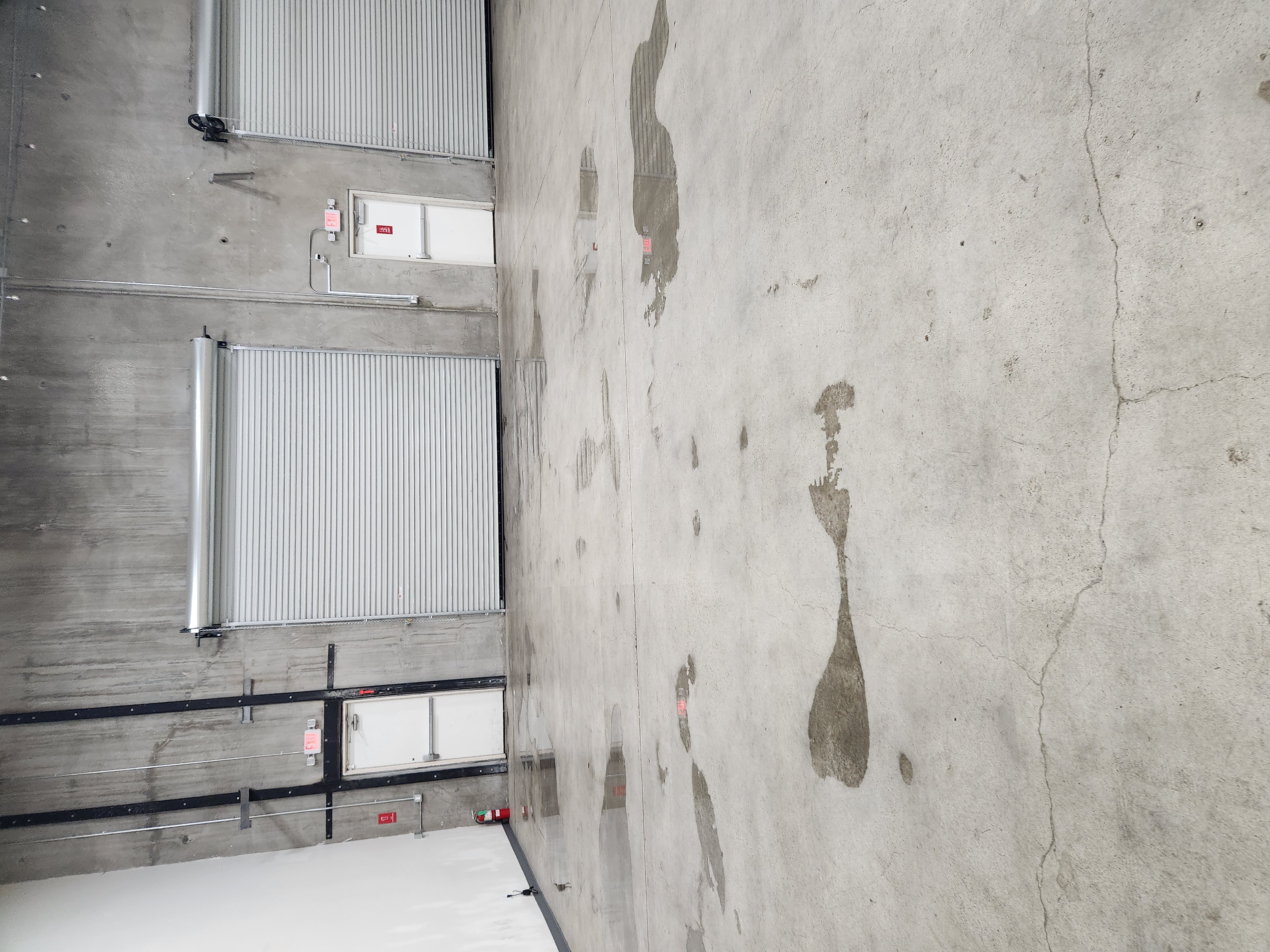 Event space floor after cleaning